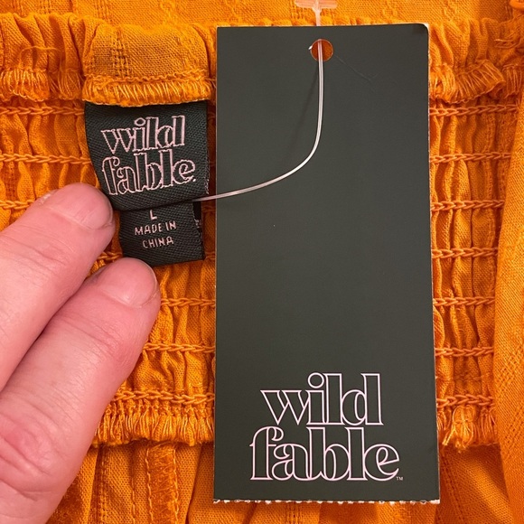 Wild Fable Spaghetti Strap Mini Dress  Orange Size L - Picture 4 of 16